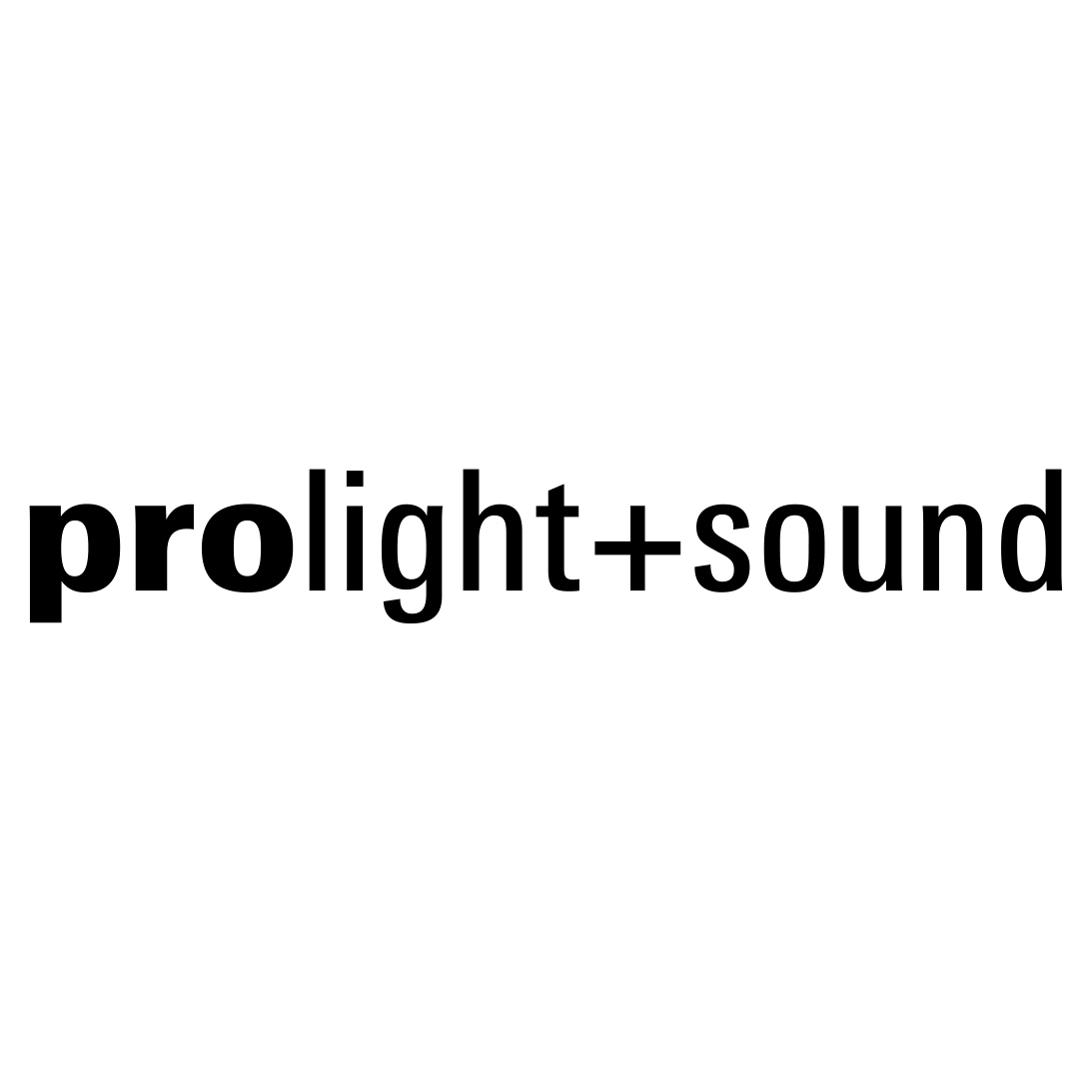 Prolight + Sound Logo schwarz